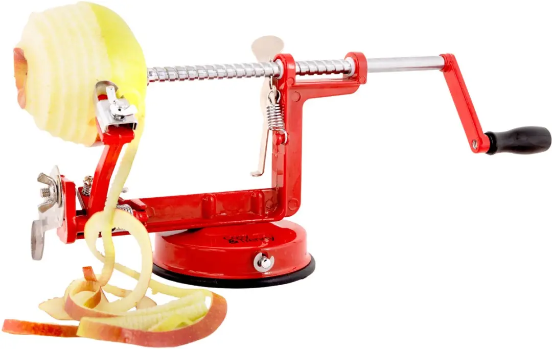 Cosy&Trendy Appelschilmachine met Zuignap - Rood - afbeelding 6 van 6