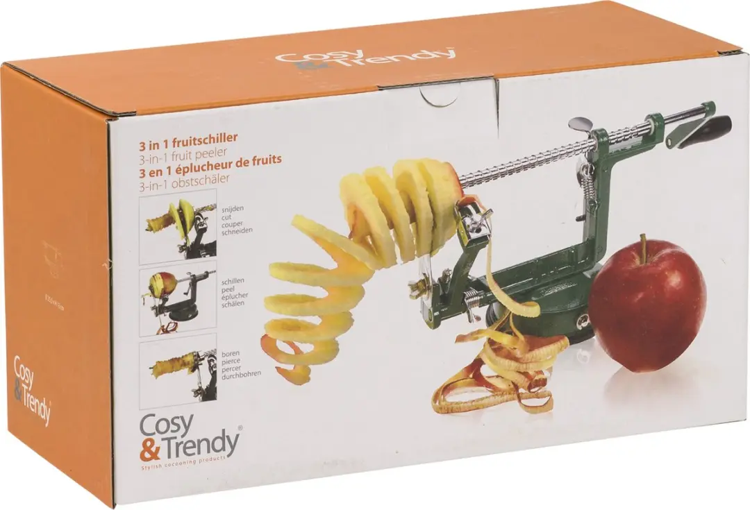 Cosy&Trendy Appelschilmachine met Zuignap - Rood