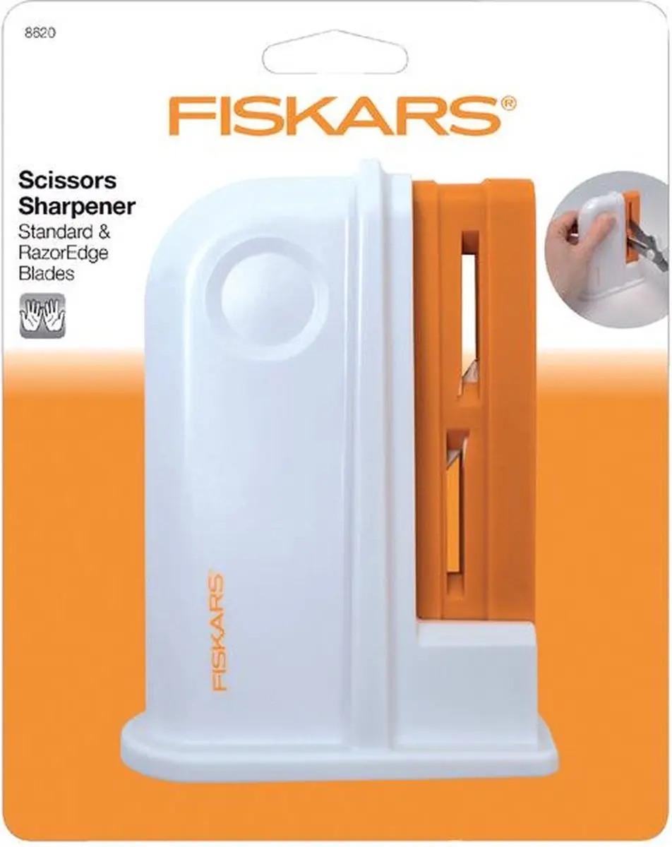 Fiskars Scharen Slijper - Universeel 28x4,6cm - Wit