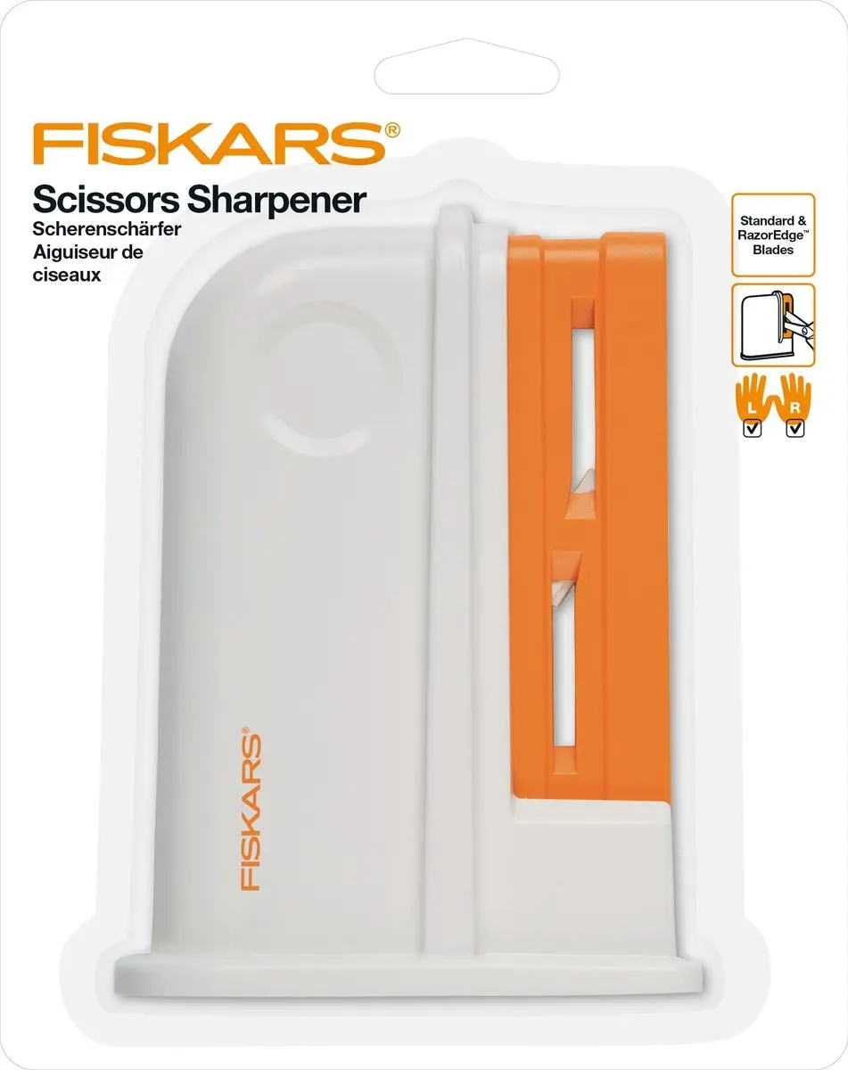 Fiskars Scharen Slijper - Universeel 28x4,6cm - Wit
