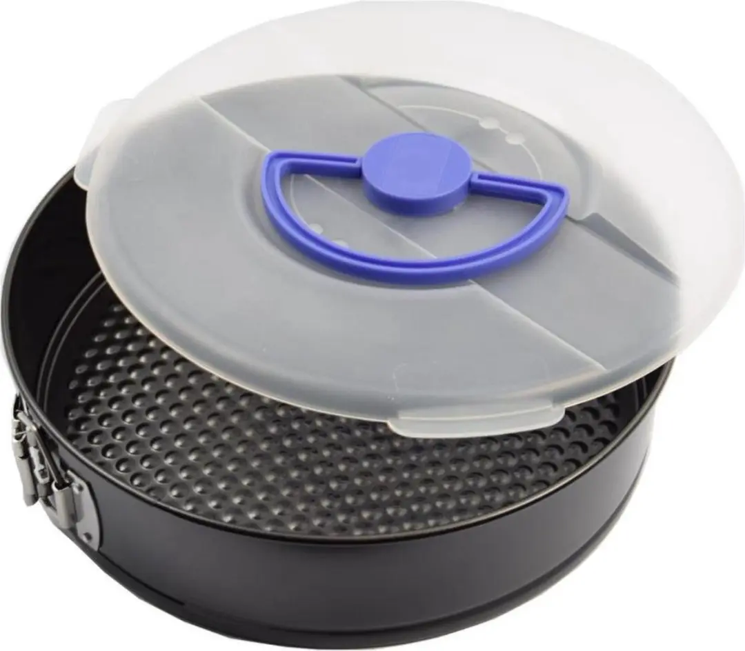 Alpina Springvorm 26cm - Zwart - met Deksel