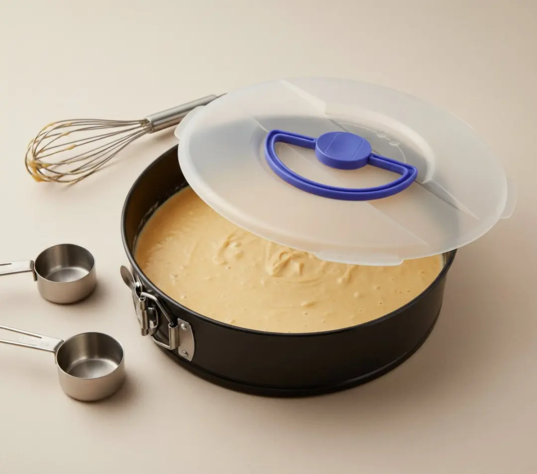 Alpina Springvorm 26cm - Zwart - met Deksel