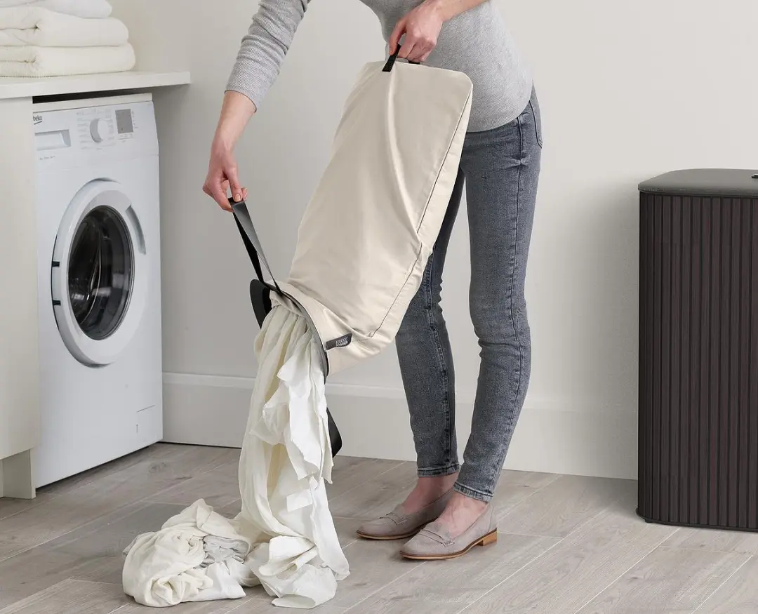 Joseph Joseph Tota Trio Luxe Wasmand 3x30L - Bamboe Zwart