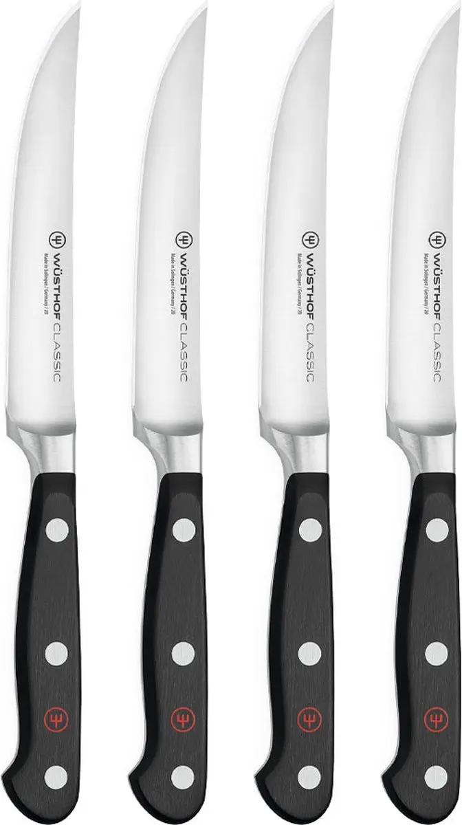 Wusthof Classic Steakmessenset 4-delig - 4 Stuks
