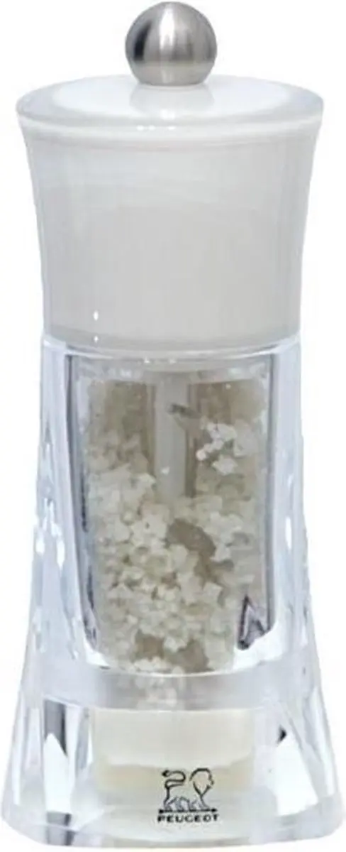 Peugeot Molène Zoutmolen 14cm - Wit/Transparant - MPN 30391