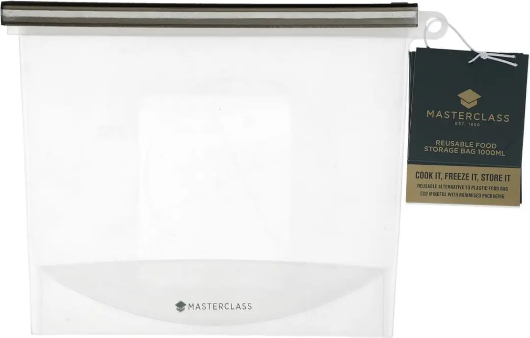 Masterclass Herbruikbare Siliconen Voedselzak 1L - MCFBAG1000