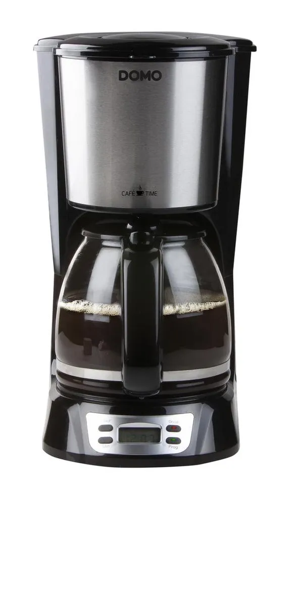 Domo DO708K Koffiezetapparaat 1,5L - 12 Kopjes - Zwart