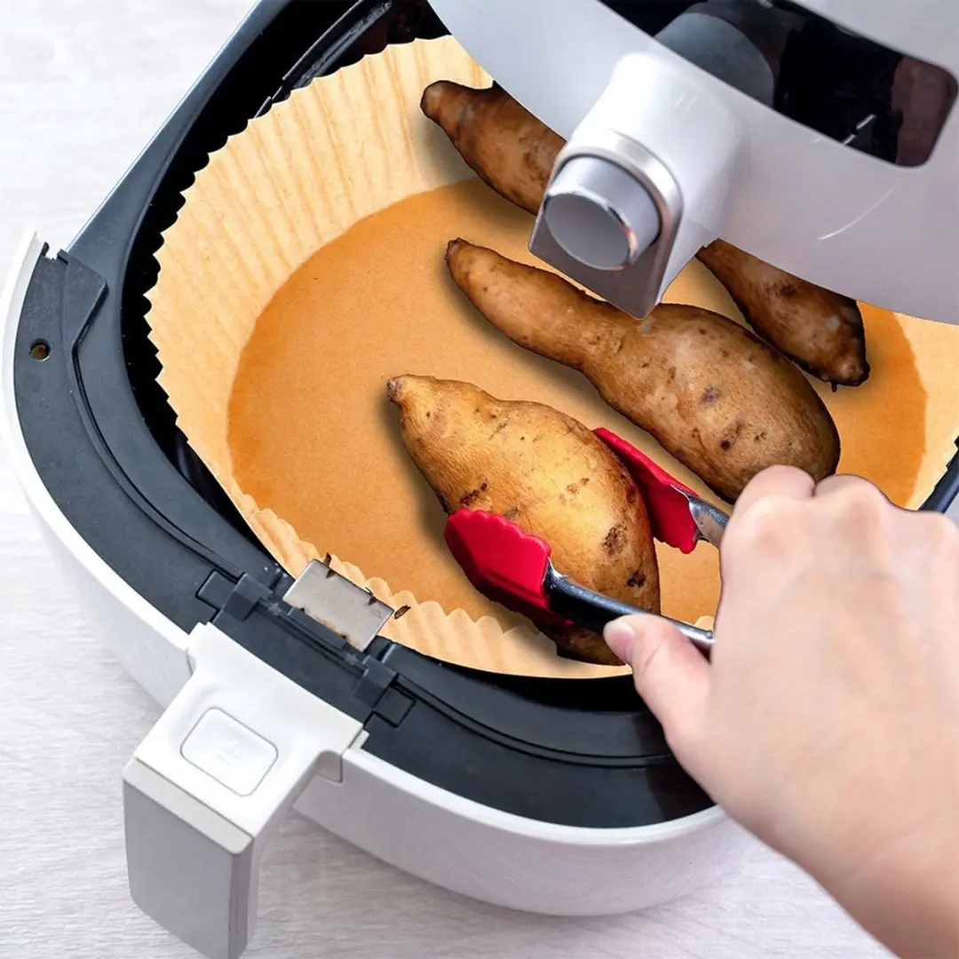 Excellent Houseware Airfryer Bakpapier - 50 Stuks Rond 20cm - afbeelding 5 van 6