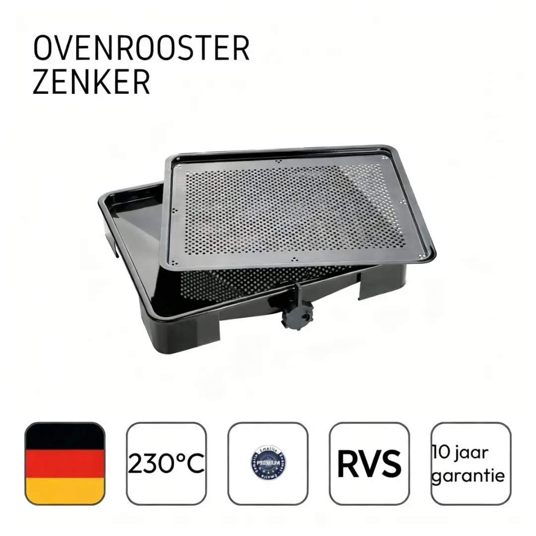 Zenker Special Cooking 7205 Ovenschaal Braadstuk 3L - 39x33cm Zwart
