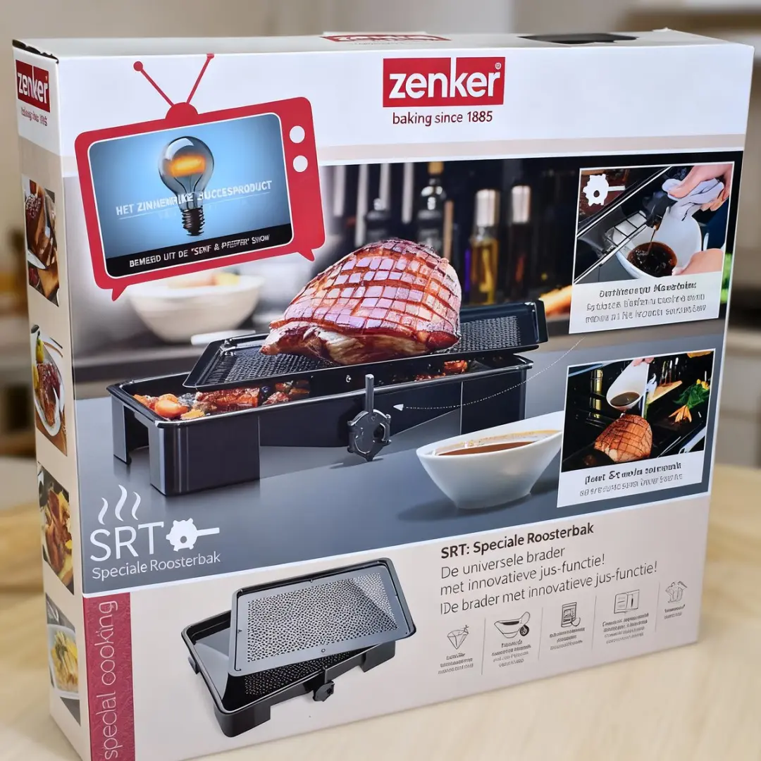 Zenker Special Cooking 7205 Ovenschaal Braadstuk 3L - 39x33cm Zwart