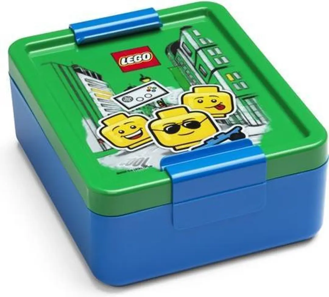 LEGO Iconic Boy Lunchbox 2-delig - Groen - 0.39L