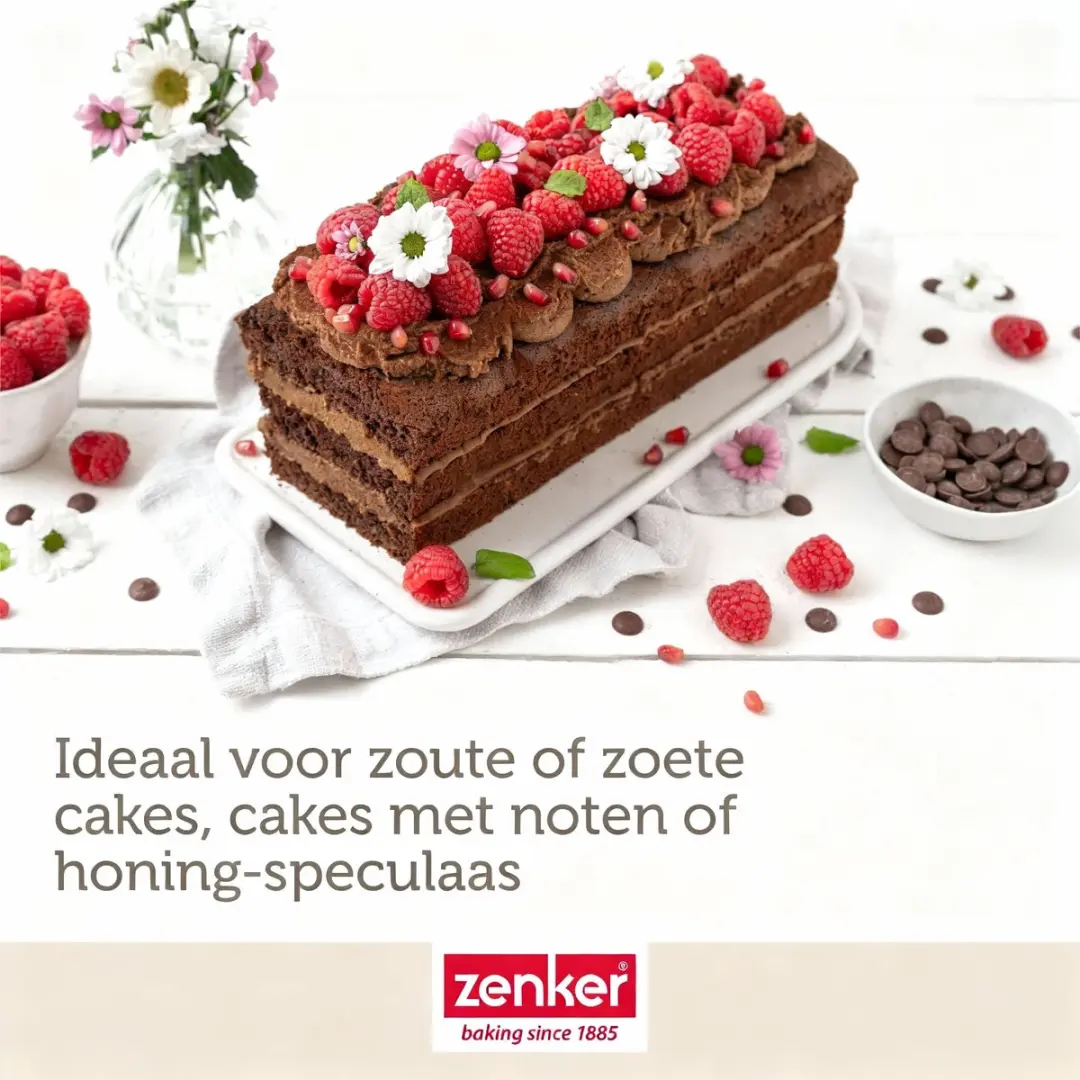 Zenker PerfectBack+ Uitrekbare Cakevorm 20-35cm - Zwart