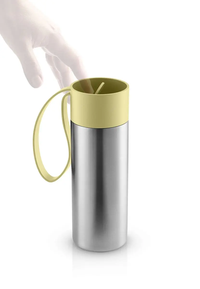 Eva Solo Drinkbeker To Go Thermos 350ml - Groen/Zilver - Gerecycled RVS