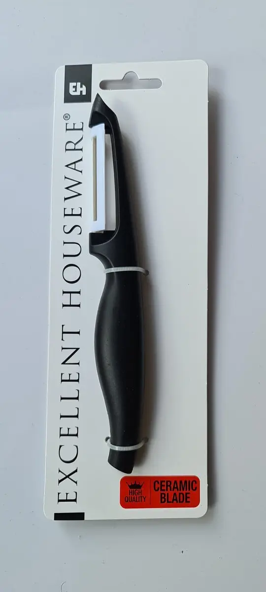 Excellent Houseware Dunschiller Aardappelmesje - Zwart