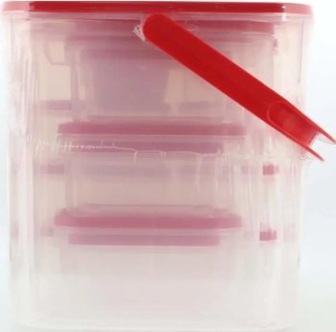 Xavax Vershoudbakjes Set 18-delig - Rood - MPN 00111468