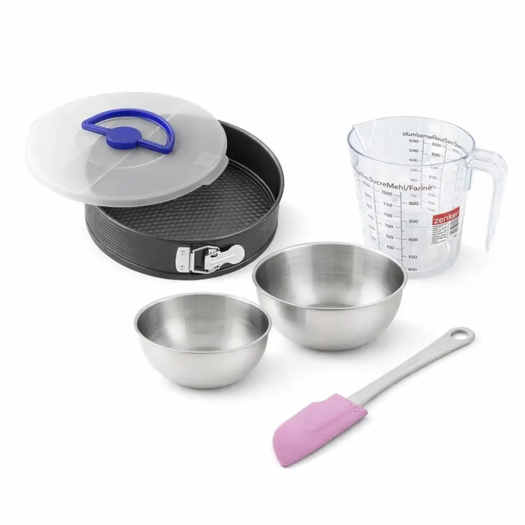 Zenker Bakkersset - 26cm Springvorm met 2 Mengkommen
