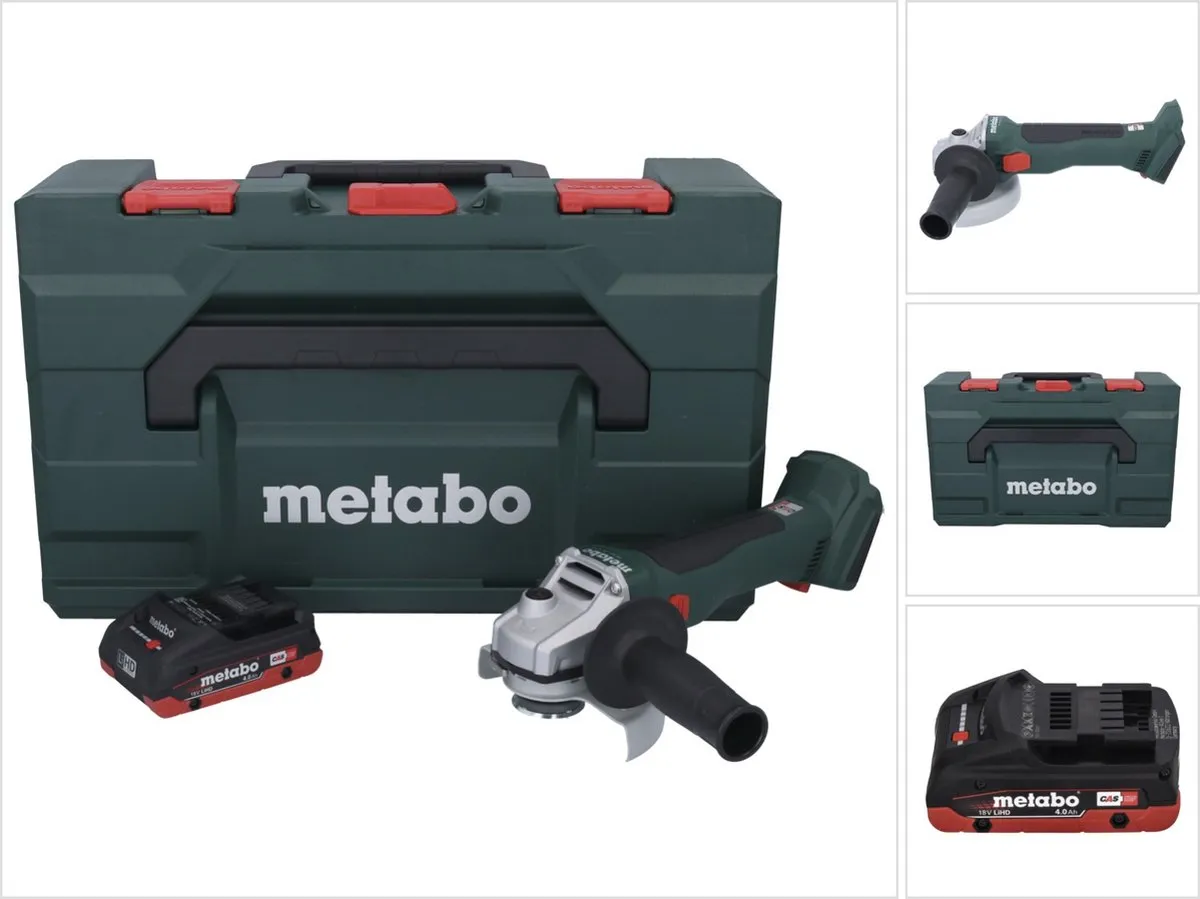 Metabo W 18 L BL 9-125 Haakse Slijper 125mm