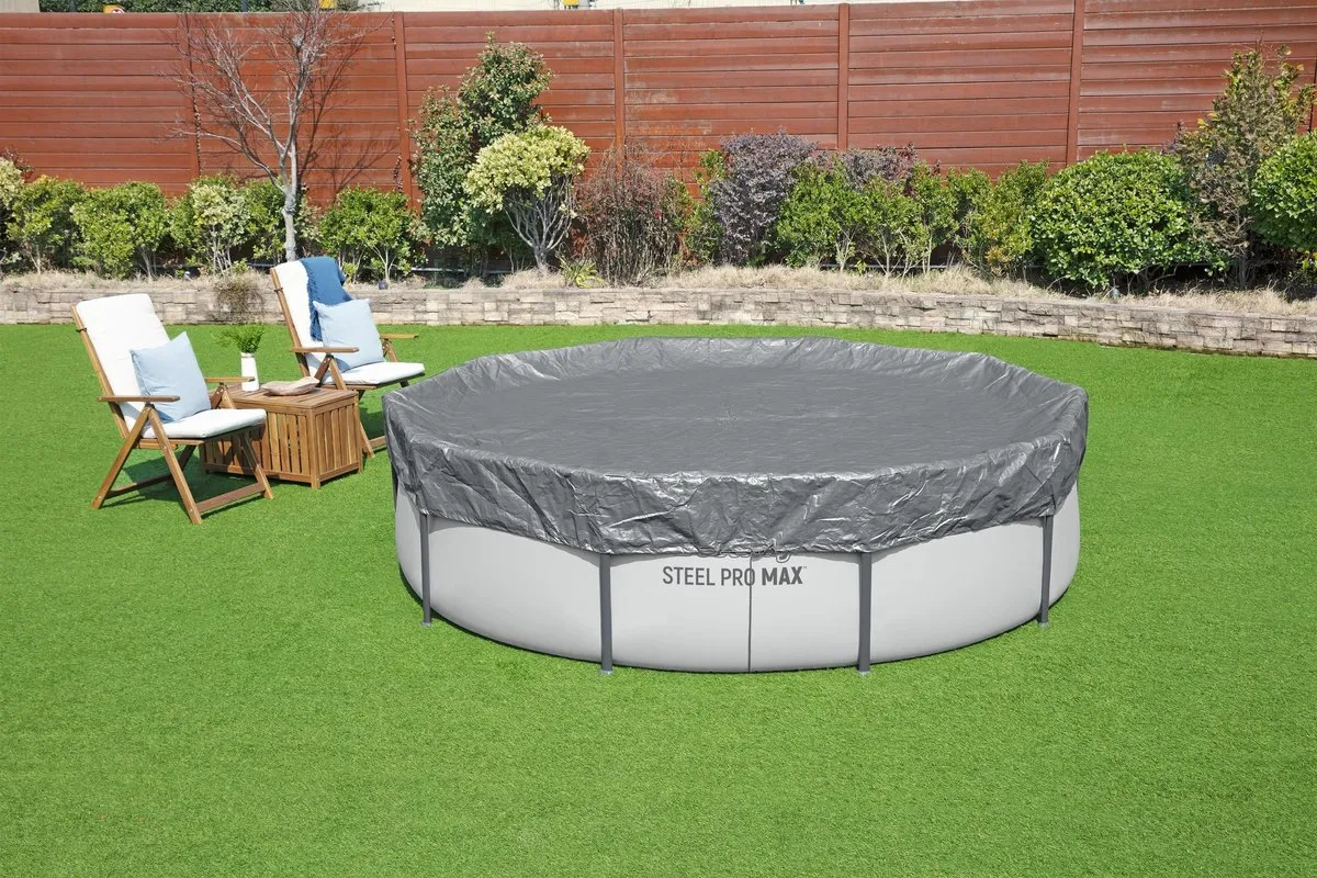 Bestway Premium Zwembadafdekking 305cm - Grijs