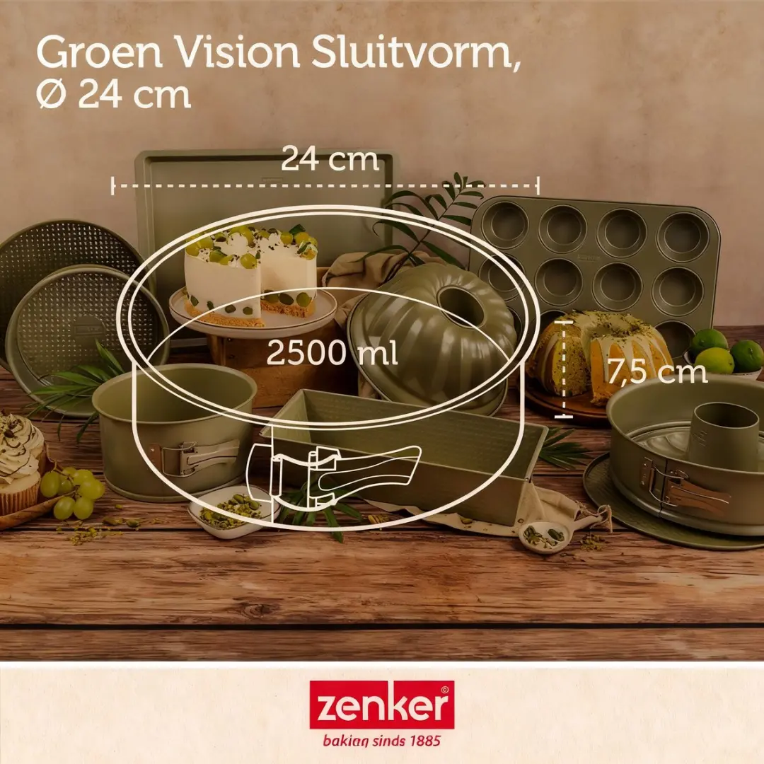 Zenker Green Vision Springvorm 24cm - Groente