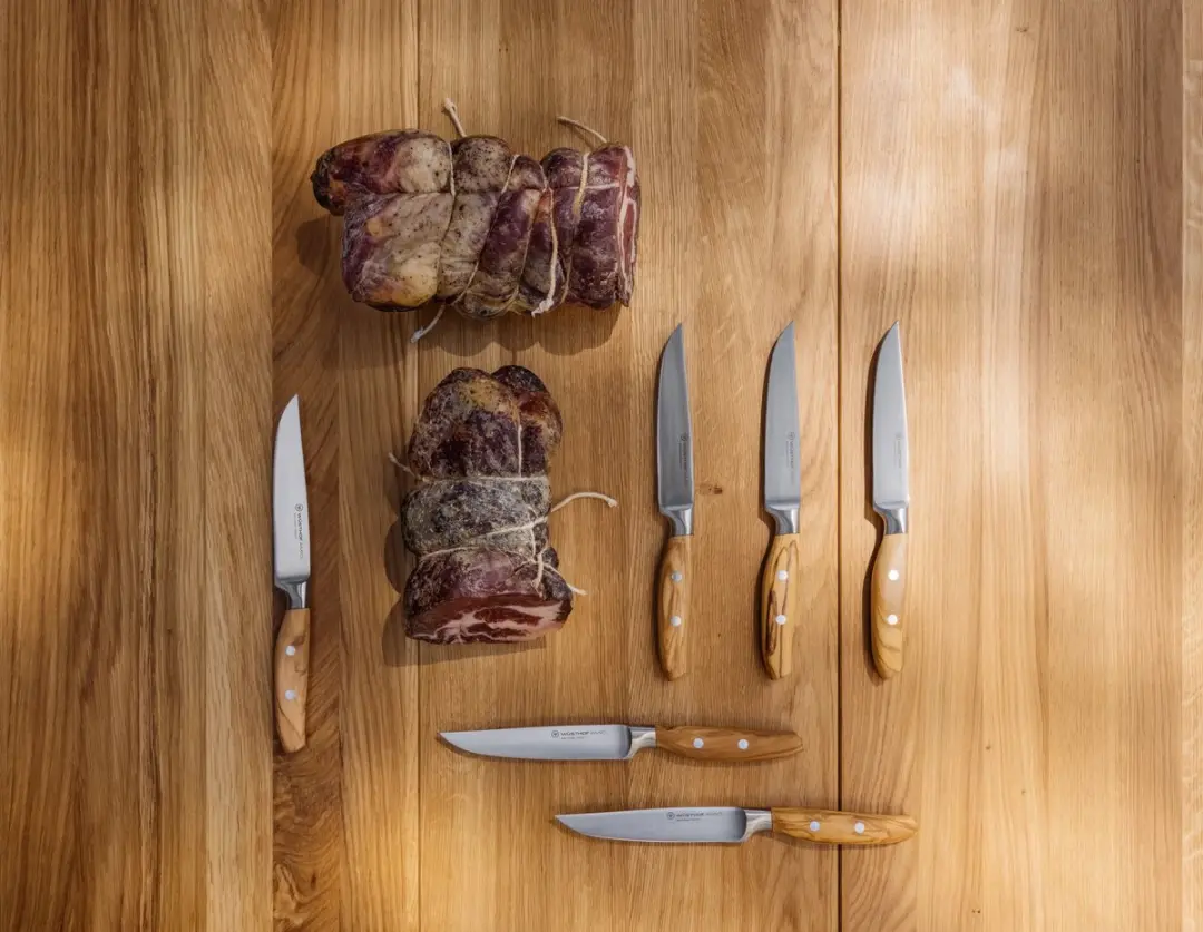 Wusthof Amici Steakmes 12cm - Olijfhout - afbeelding 6 van 6