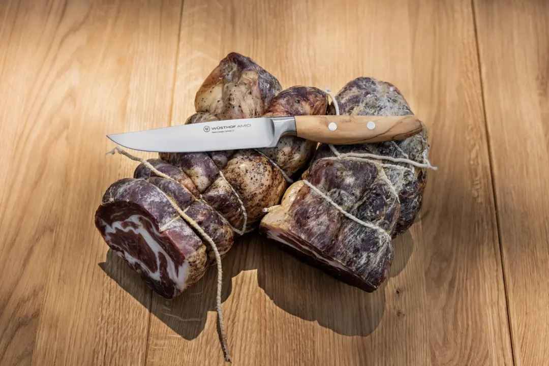 Wusthof Amici Steakmes 12cm - Olijfhout