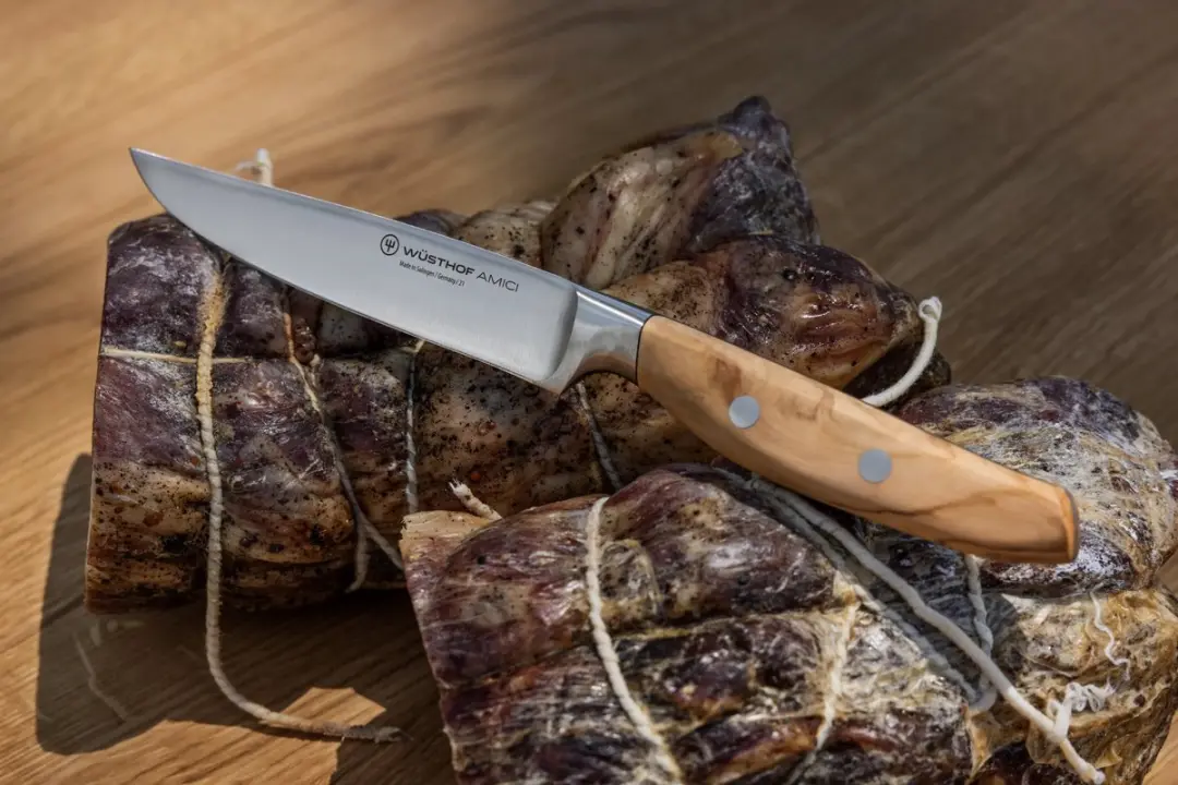 Wusthof Amici Steakmes 12cm - Olijfhout