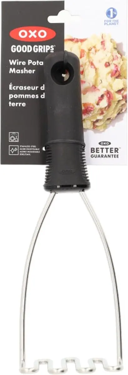 OXO Good Grips Aardappelstamper 26cm - Zwart