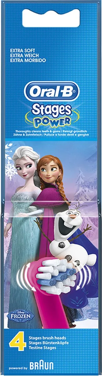 Oral-B Disney Frozen Opzetborstels 80352086 - 4 Stuks - Multicolor - afbeelding 6 van 6