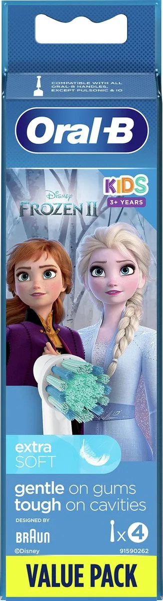 Oral-B Disney Frozen Opzetborstels 80352086 - 4 Stuks - Multicolor