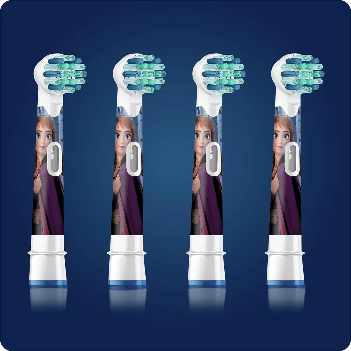 Oral-B Disney Frozen Opzetborstels 80352086 - 4 Stuks - Multicolor
