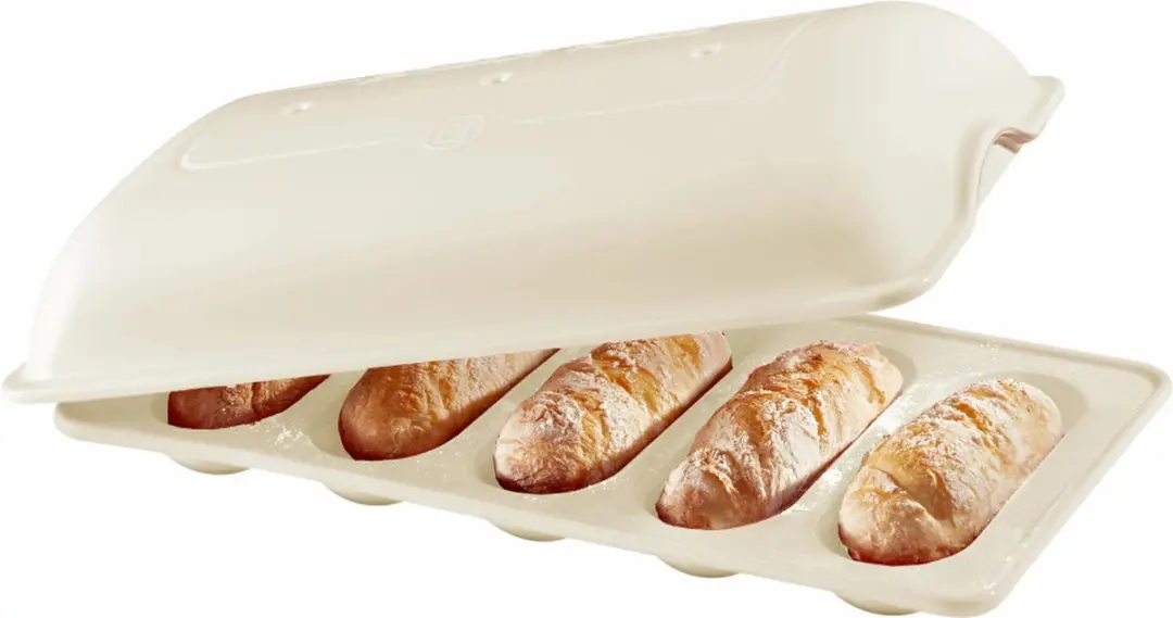 Emile Henry Mini Baguettesvorm 390x230mm - Wit