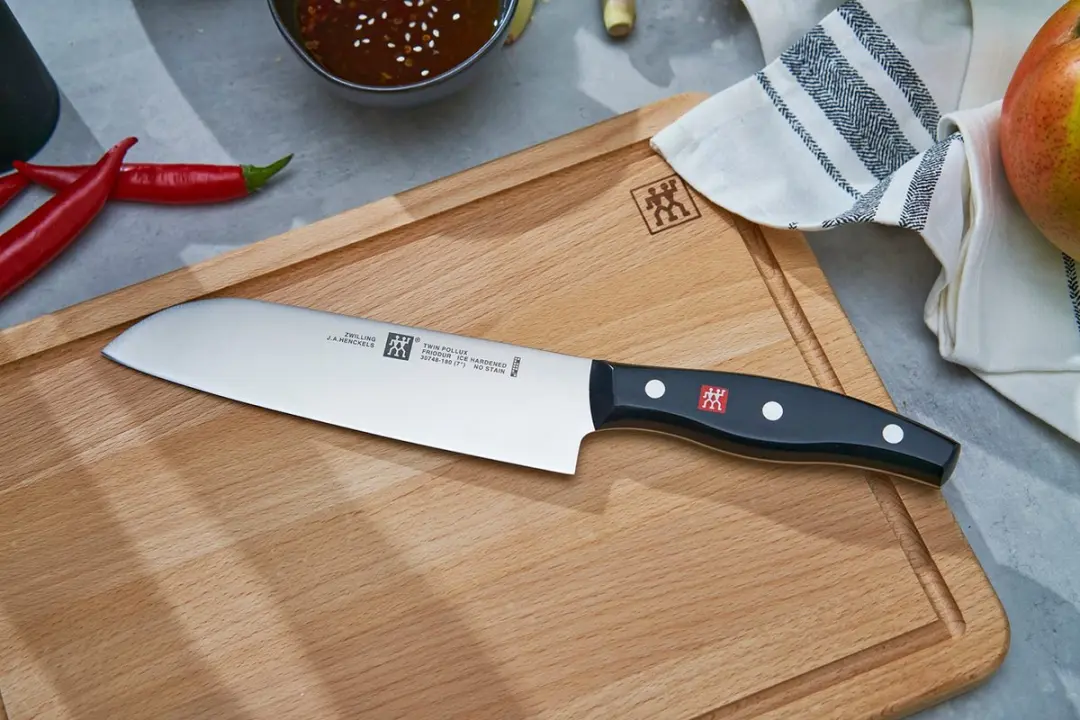 Zwilling Pollux Santokumes 180mm - Inox/Zwart