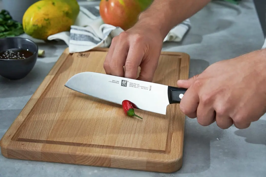 Zwilling Pollux Santokumes 180mm - Inox/Zwart