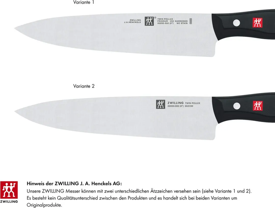 Zwilling Pollux Santokumes 180mm - Inox/Zwart - afbeelding 6 van 6