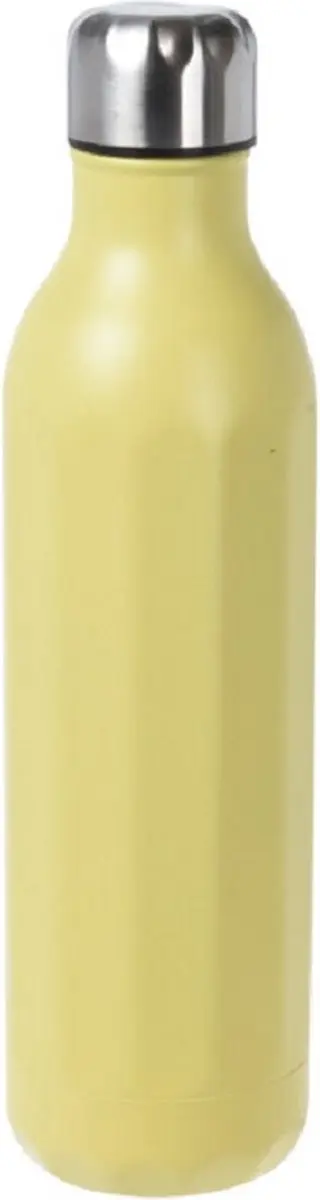 Excellent Houseware Isoleerflessen 500ml - Pastel Geel