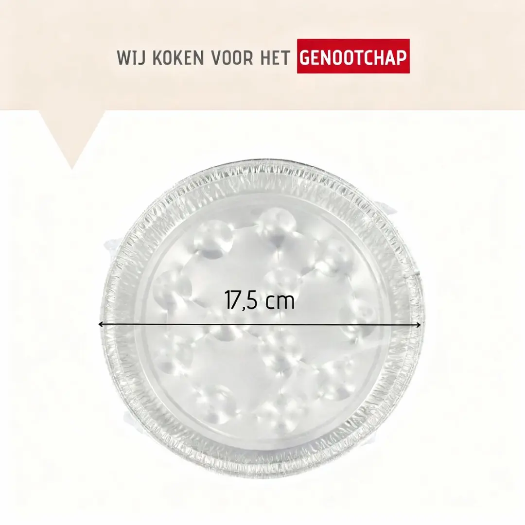 Fackelmann Slakkenborden Set 10 Stuks - Aluminium 17,5cm