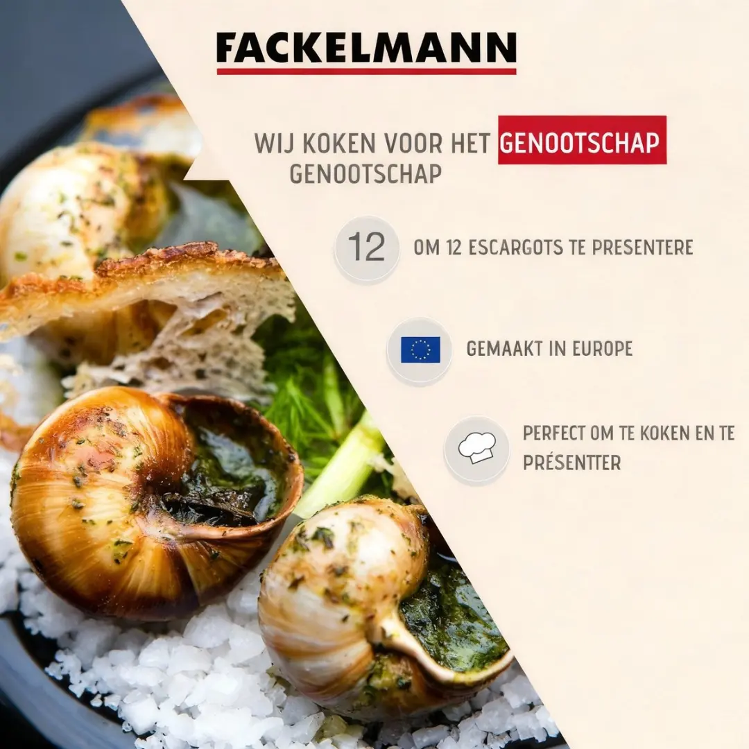 Fackelmann Slakkenborden Set 10 Stuks - Aluminium 17,5cm