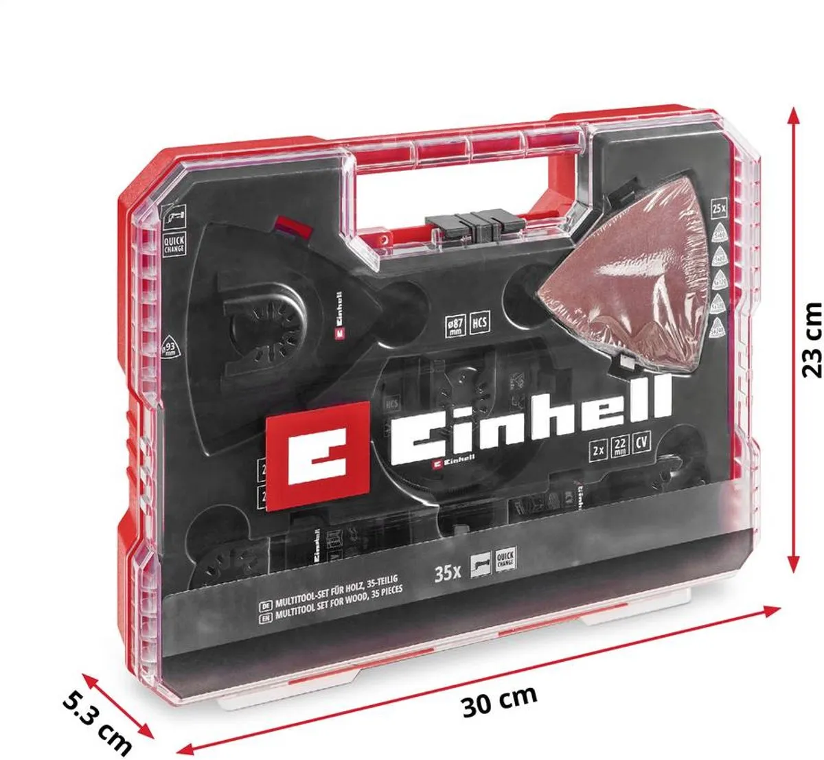 Einhell Multitoolset XLPlus-Case - 35-delig