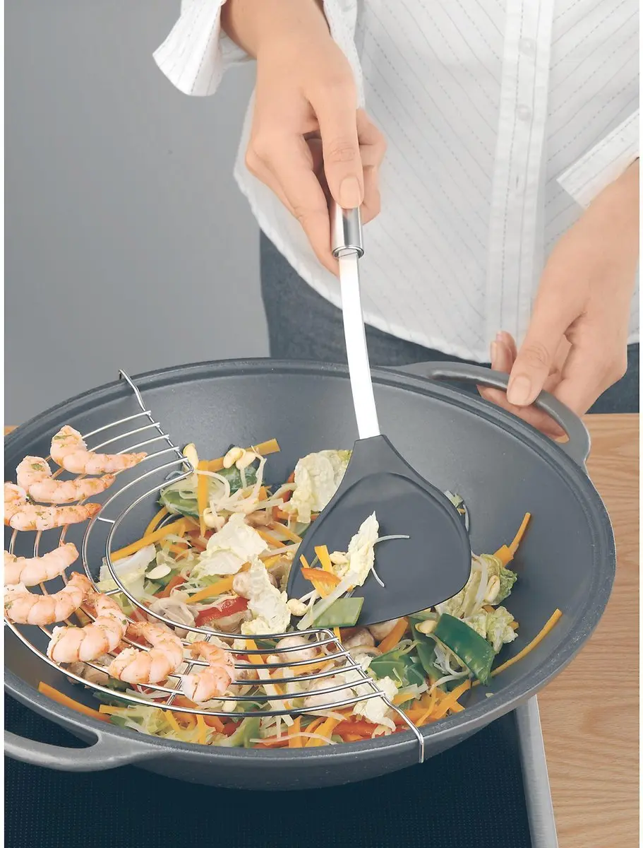 WMF Profi Plus Wokbakspaan RVS - Hittebestendig