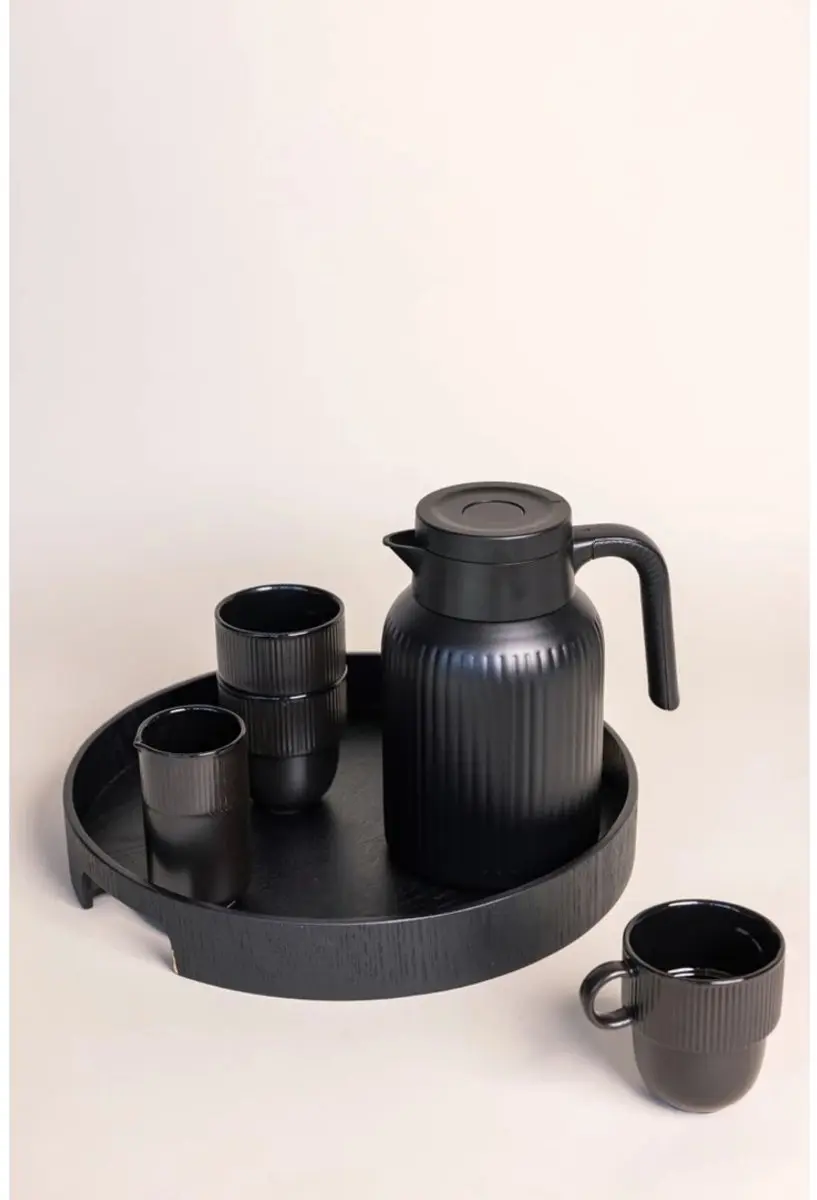 Sagaform Trine Thermoskan 1.5L - Zwart