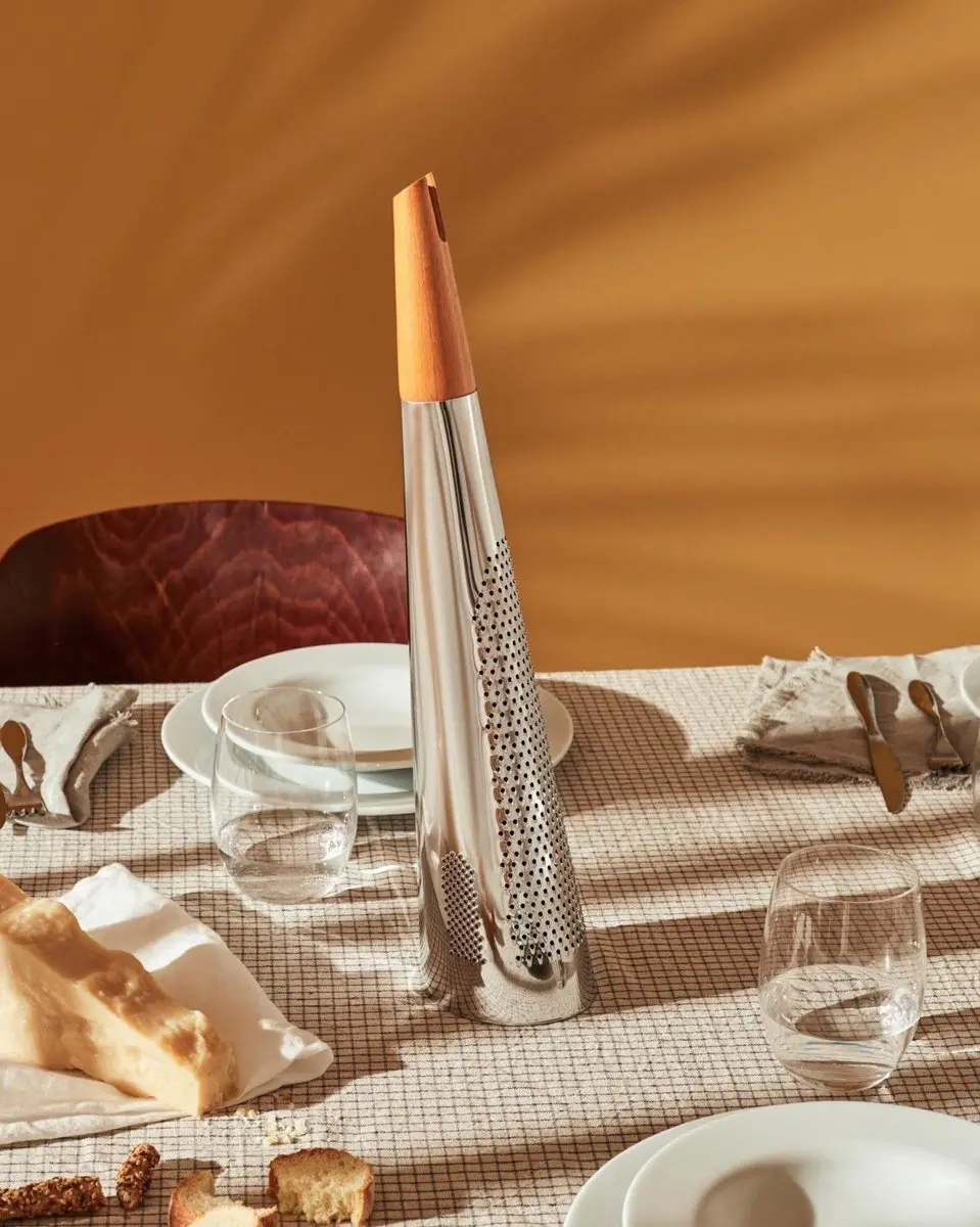 Alessi Todo Kaas/Nootmuskaatrasp 8003299908394 - Zilver