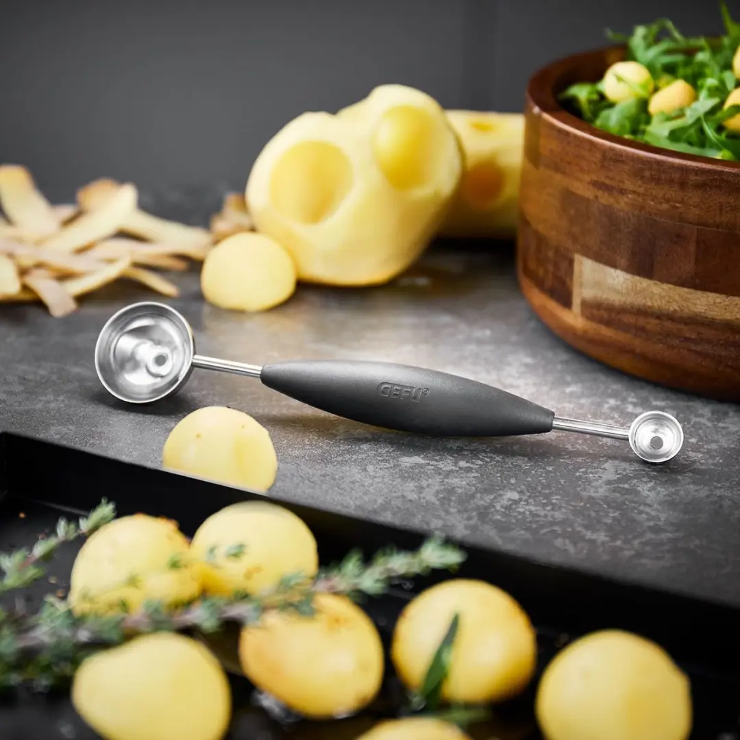 GEFU BOLINO Dubbele Bolsnijder Set - 15 & 30mm - Zwart