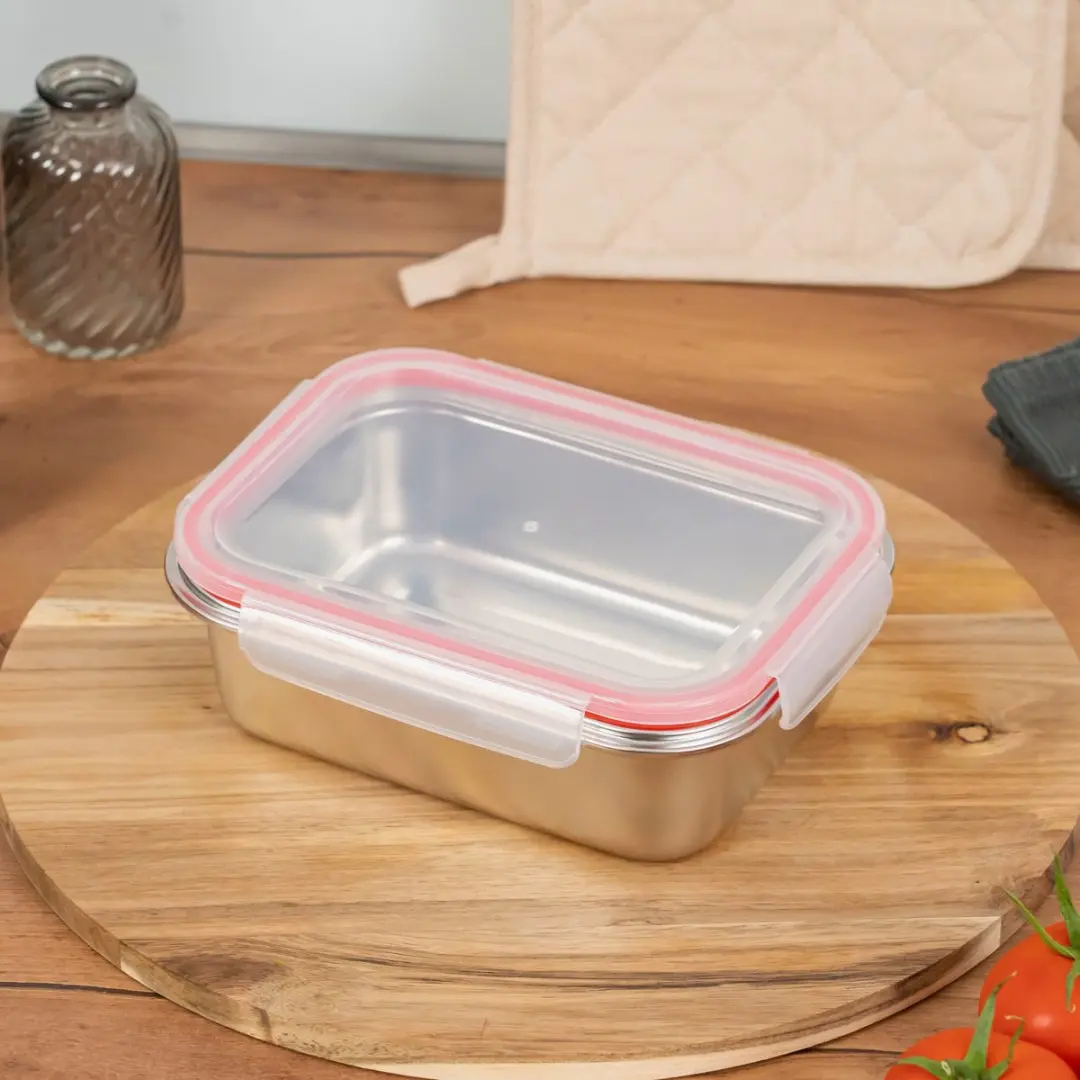 Westmark Roestvrijstalen Lunchbox 1300ml - BPA-vrij - afbeelding 2 van 6