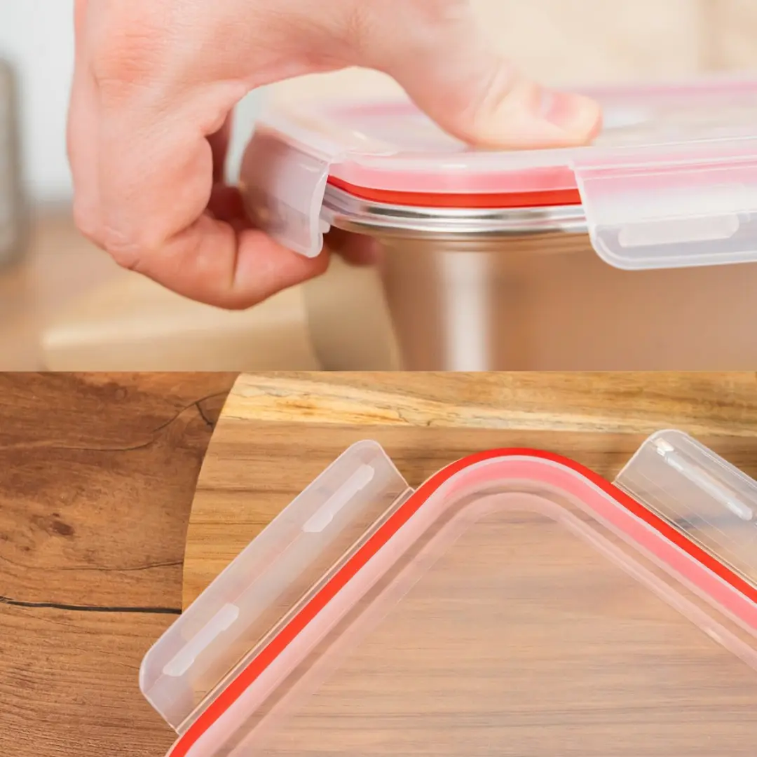 Westmark Roestvrijstalen Lunchbox 1300ml - BPA-vrij - afbeelding 6 van 6