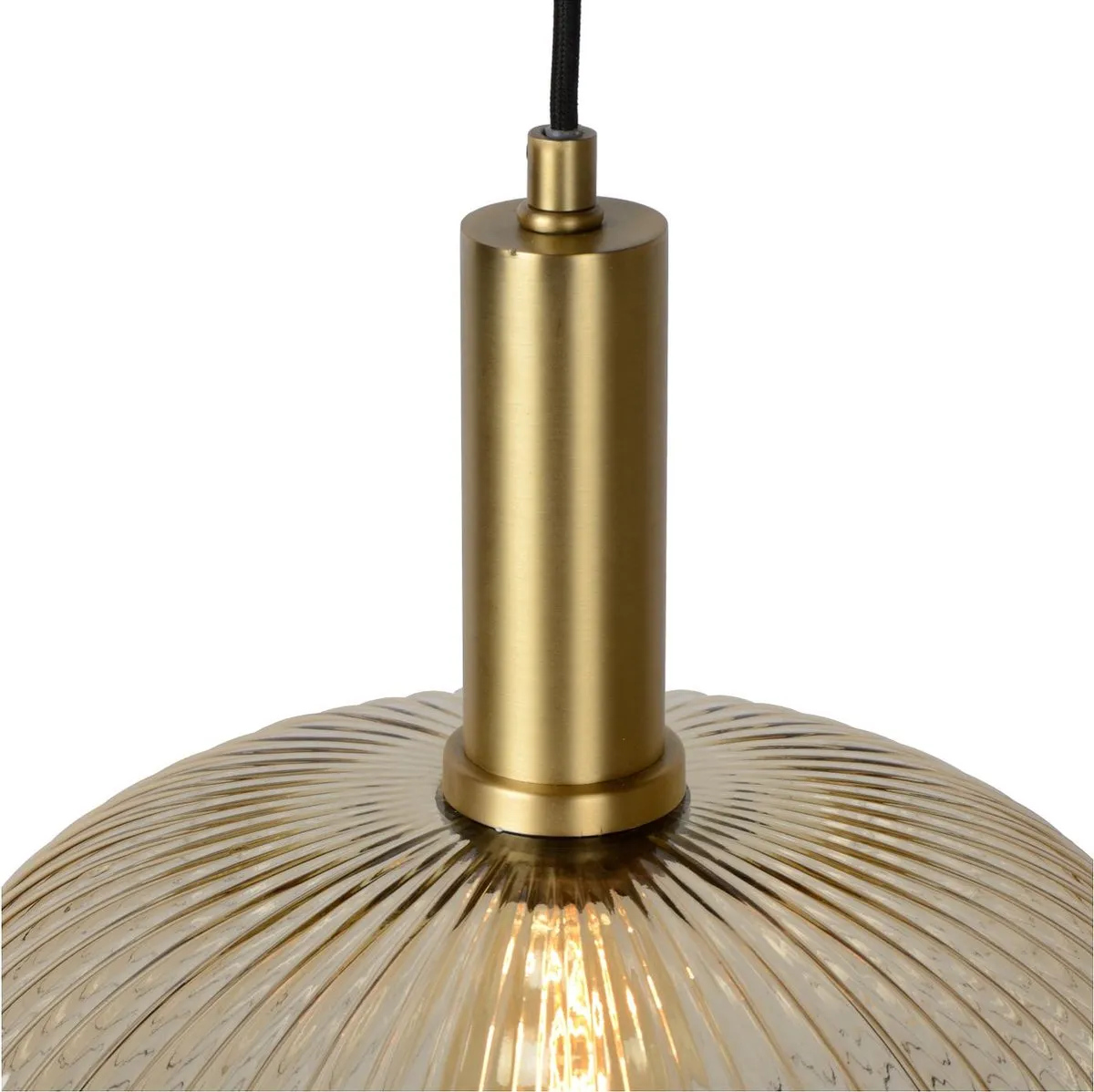 Lucide Maloto Hanglamp Ø30cm - 1xE27 - Amber