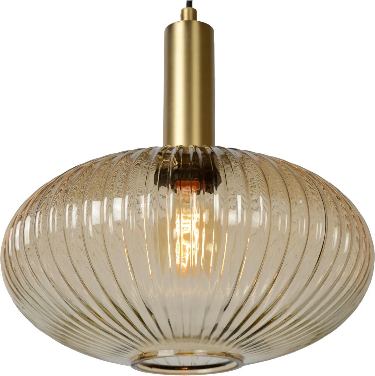 Lucide Maloto Hanglamp Ø30cm - 1xE27 - Amber