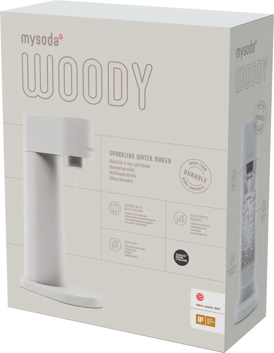 Mysoda Woody White Bruiswatertoestel EUR-WD002F-WE - Wit