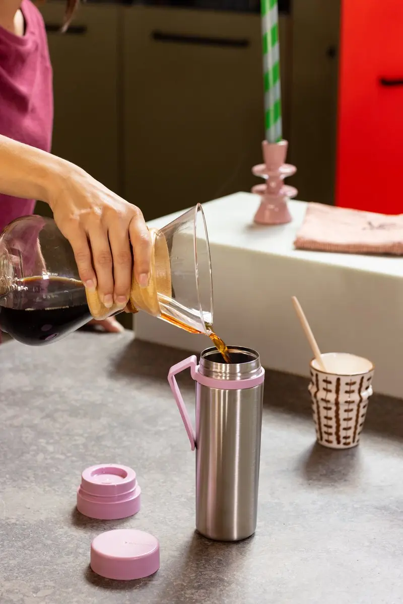 Brabantia Make & Take Thermosfles 500ml - Lilac Pink