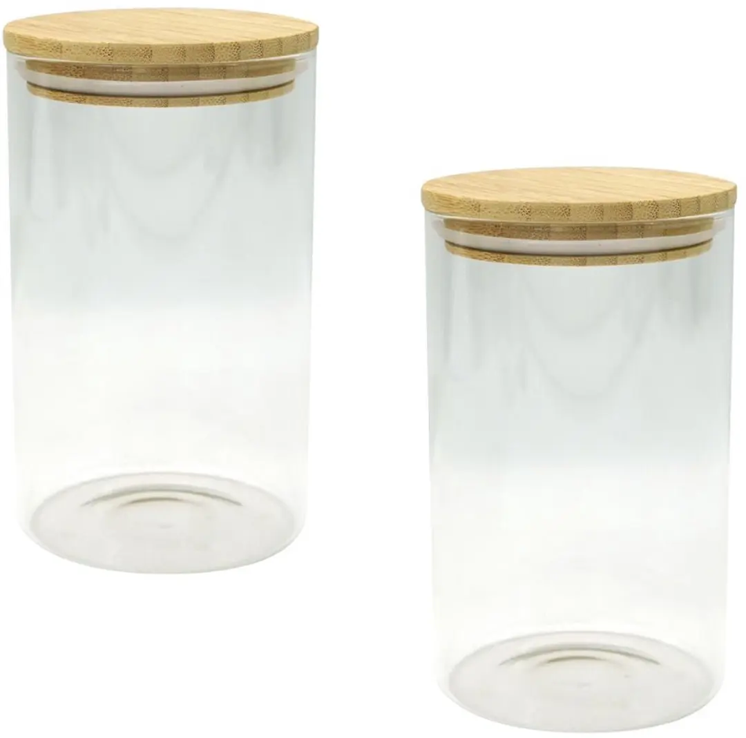 Fackelmann 9342650 Bewaarbakjes Glas 1,15L