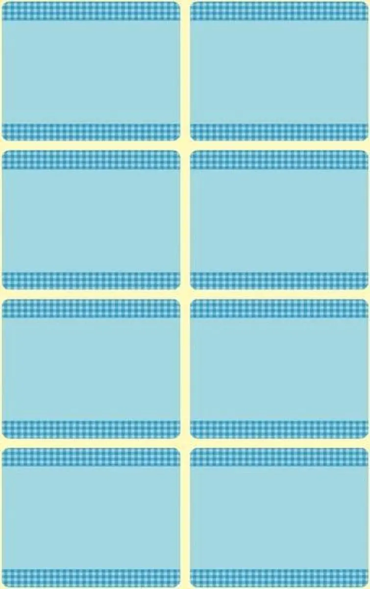 Avery Z-Design Diepvriesetiketten AV-59374 - 40 Stuks - Blauw